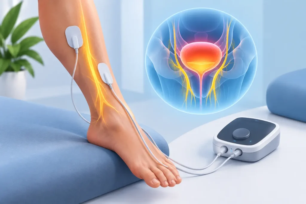 Neuromodulación tibial para vejiga hiperactiva